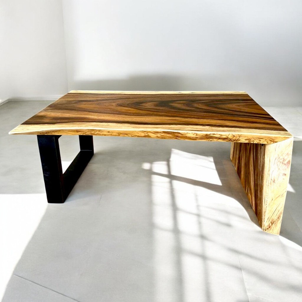 โต๊ะกลาง ขาไม้ + ขาเหล็ก 5