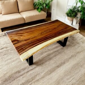 โต๊ะกลางโซฟาไม้ ขอบธรรมชาติ 3