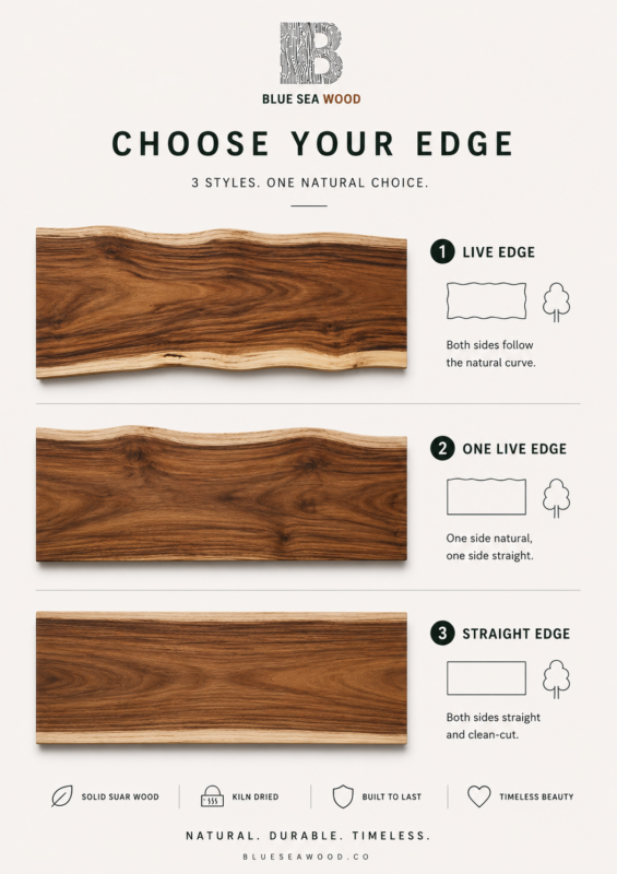 Wood Slab Edge Selection