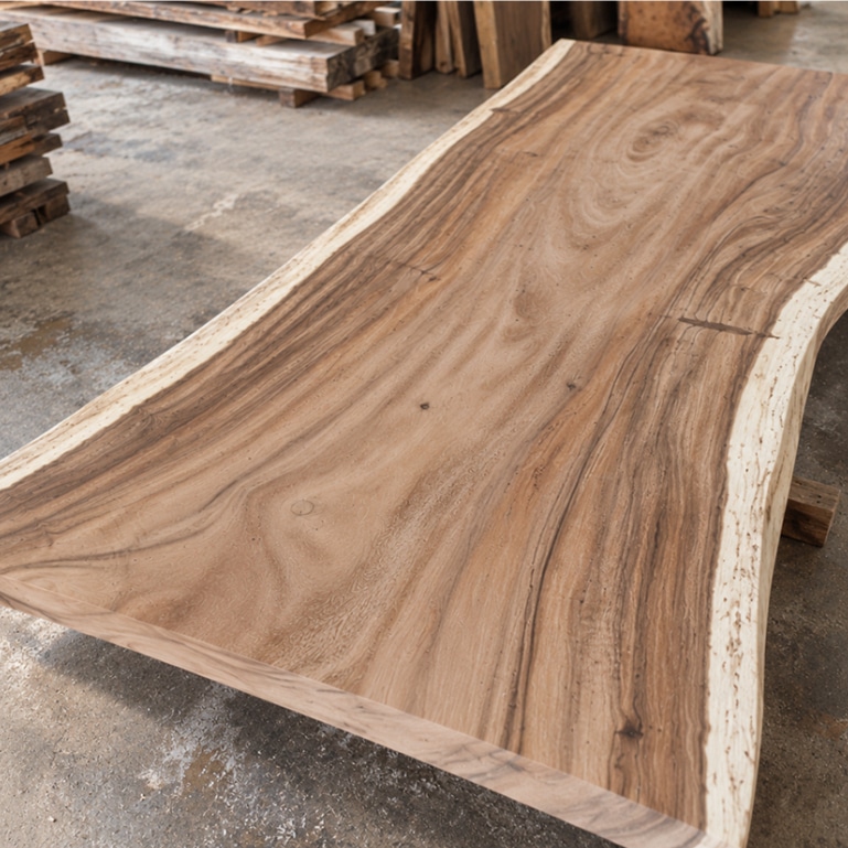 Ultra-Matte Raw Natural finish preserving the appearance of raw wood