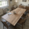 Straight-Cut Edge Raw Natural Finish